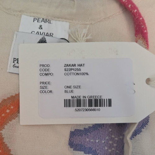 Pearl & Caviar Asterias Maxi Hat new, colorful resortwear