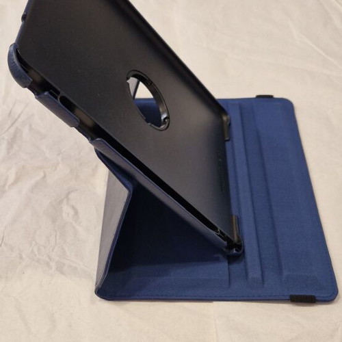 Fintie 360 Degree Rotating Tablet Case Blue for Tablets up to 24.5x17.5 cm
