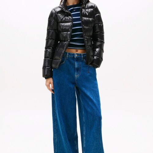 Tommy Hilfiger women's puffer jacket new, black, size L
