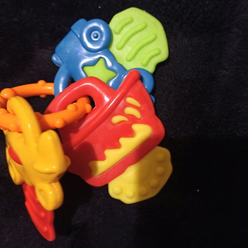 Fisher Price activity zebra and teething keys like new