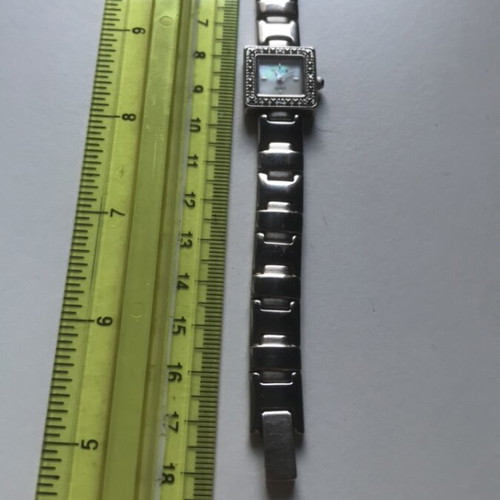 Vogue women's watch used, silver, 18 cm length