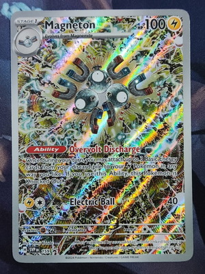 Magneton SVP Black Star Promo Pokemon card by Shinji Kanda