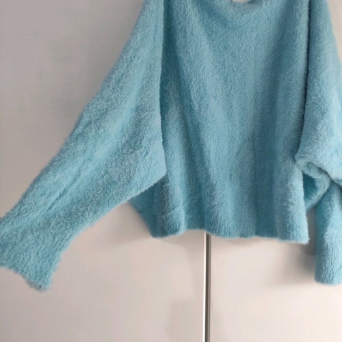 Crop blouse turquoise like new