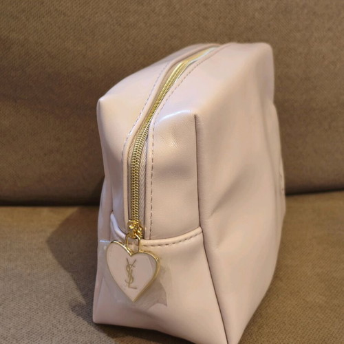YSL women's toiletry bag pink like new