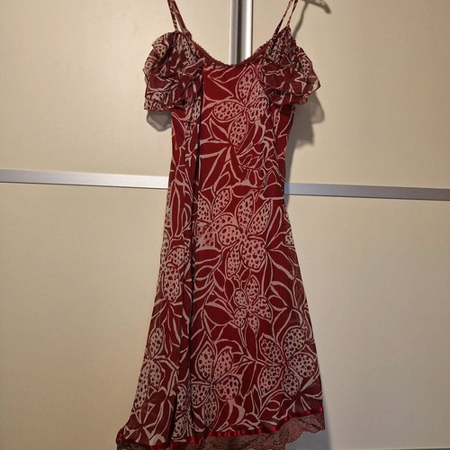 Salt & Pepper red spaghetti strap dress like new, size S
