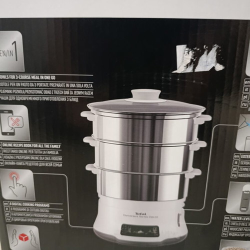 Tefal Convenient Series Deluxe Steam Cooker 9lt 900W new