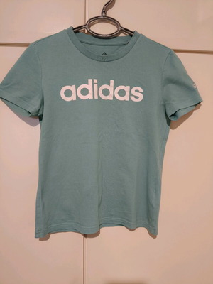 Adidas unisex turquoise shirt like new, size S
