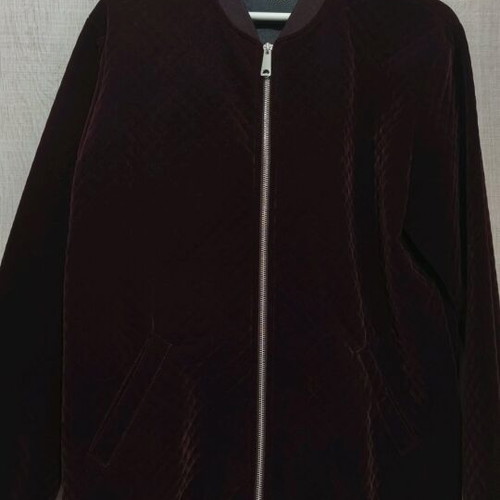 Velvet bomber jacket Zara like new, red and purple, size L
