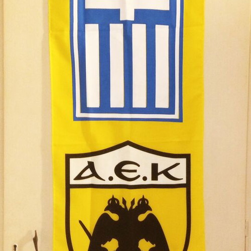 Large AEK banner flag new 42 x 118 cm