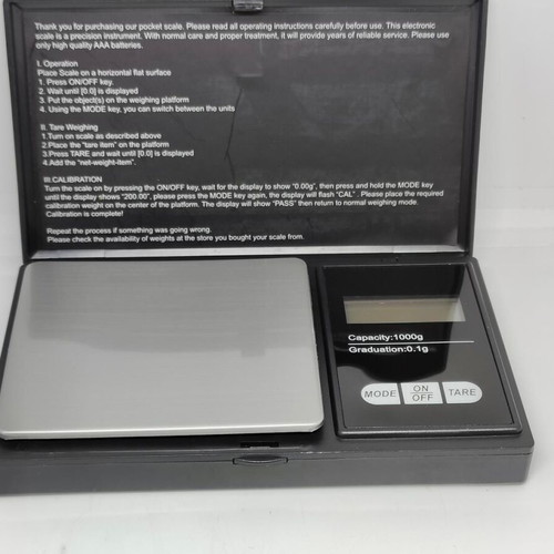 Digital Scale Professional-Mini like new, 1000g capacity, 0.1g precision