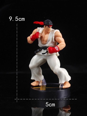 Φιγούρα Ryu καινούργια, Street Fighter, 9,5 εκ. με βάση