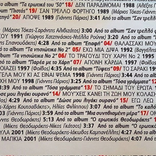 Giannis Parios 35 Chronia CD box set like new, limited edition