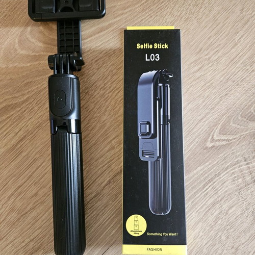 Selfie Stick with Tripod and Bluetooth Remote with Rotation Capability new