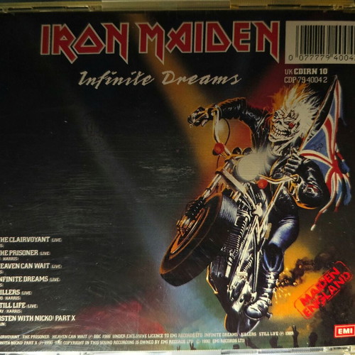 Iron Maiden The First Ten Years Singles CD collection, 9 discs