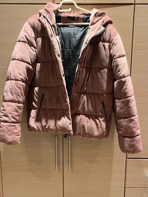 SugarFree jacket size L like new, velour in dusty pink