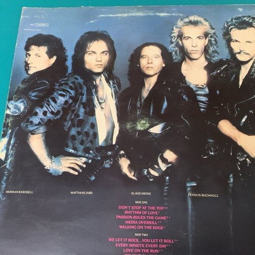 Scorpions LP used, metal