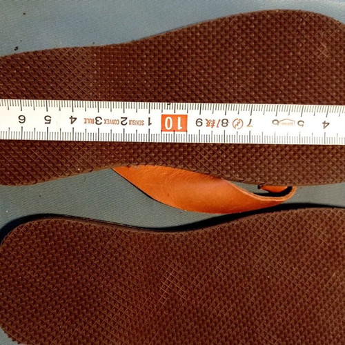 Children's leather sandals size 30 new, handmade style, brown