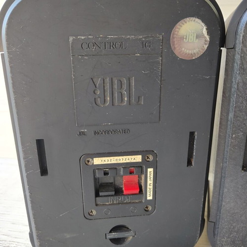 JBL Control 1G & 1C speaker pair, refoamed, made in Japan