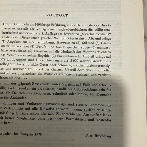 German dictionary like new Deutsches Bild Wörterbuch von A-Z