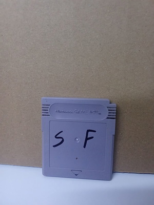 Street Fighter Nintendo Game Boy cartridge, functional, no label