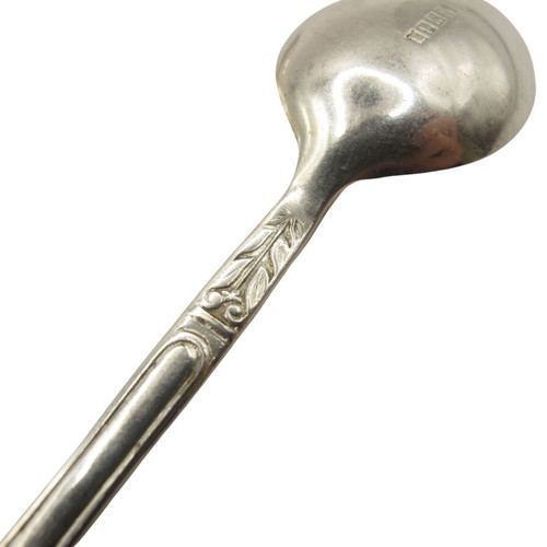Vintage EPNS Silver Plated Spoon Set of 3 with Monk Handles England 1930–1940