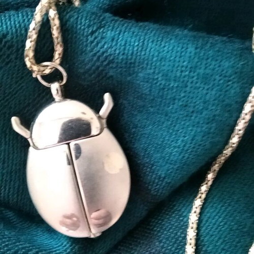 Ladybug pendant watch like new