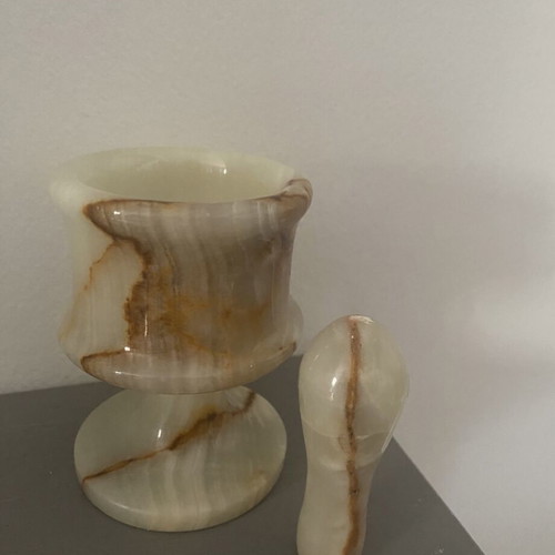 Marble mortar 10cm new