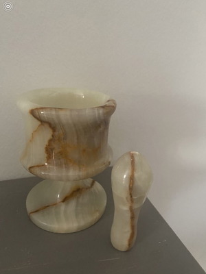 Marble mortar 10cm new