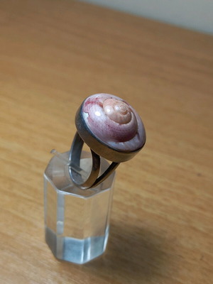 Silver ring size 54 new