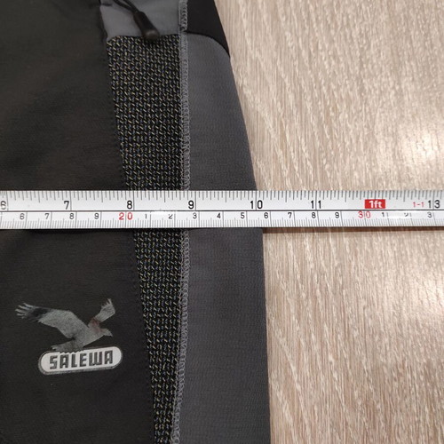 Salewa mountaineering hiking pants size M, like new, black-gray