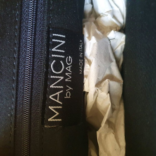 Mancini shoulder bag 100% leather red new made in Italy