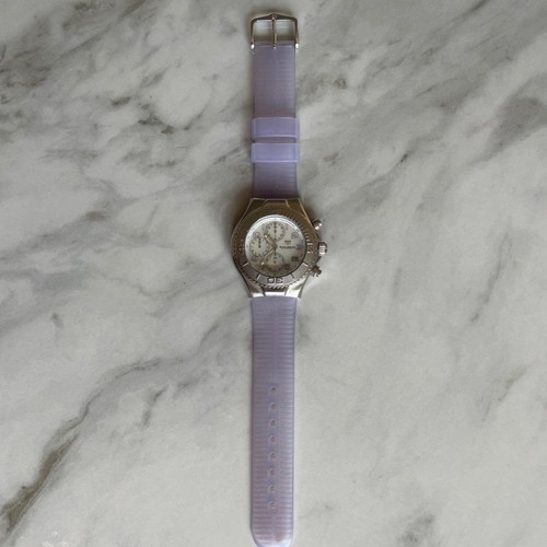 Technomarine lilac watch used with turtle on dial