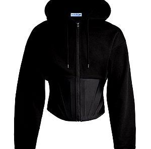 Mugler x H&M corset zip hoodie size large