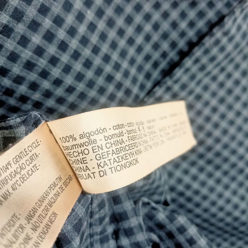 Massimo Dutti shirt like new, size S, cotton, tartan