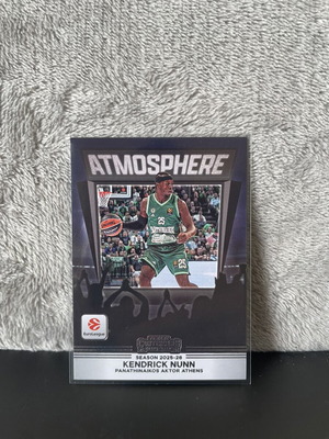 Kendrick Nunn 2025-26 Panini Contenders Euroleague Atmosphere #10 card like new