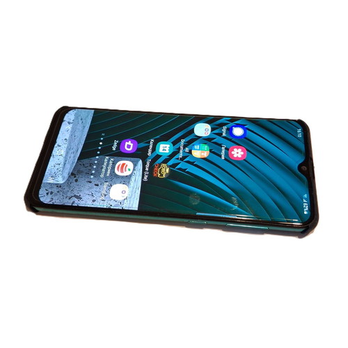 Samsung Galaxy A30s phone used with 2 cases included