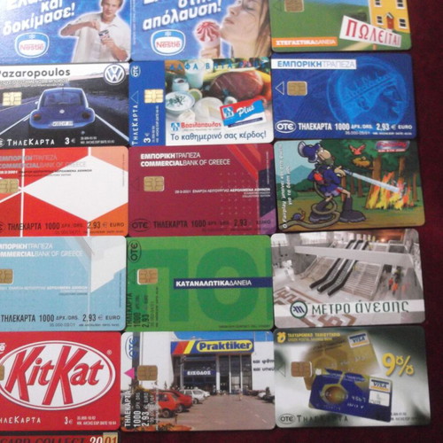 Telecards dummy 46 different new without code