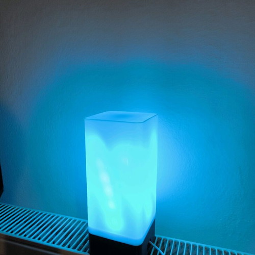 3d printed led lamp like new with mobile app for color change