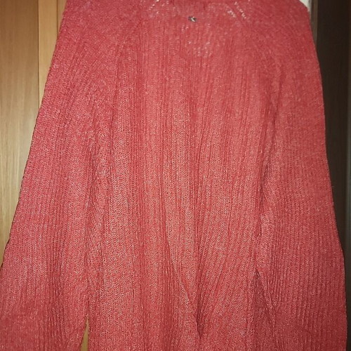 Plus size knitted sweater red XL like new