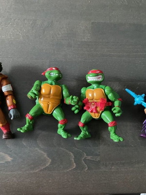 Ρετρό φιγούρες Teenage Mutant Ninja Turtles σετ 4 μεταχειρισμένες
