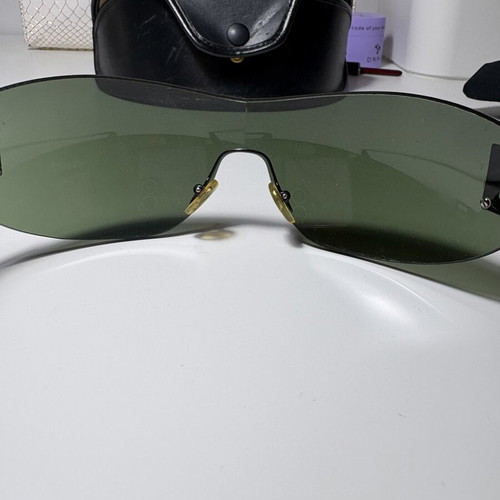 Bvlgari sunglasses like new with case, black
