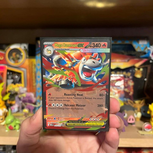 Mega Camerupt EX Pokemon card new