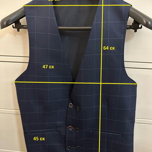 Italian suit DI-66 like new, size 48, blue