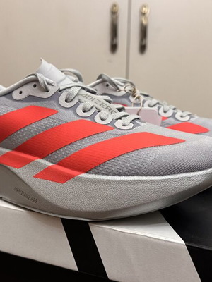 Adidas Evo SL sneakers new, size 40, grey and red