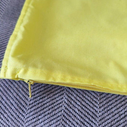 Set of 2 handmade pillow covers new, yellow