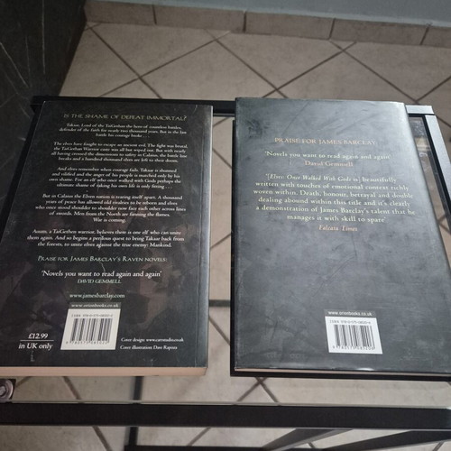 Elves Series Books 1 & 2 by James Barclay, like new