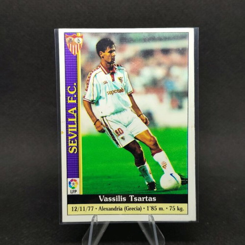 Vassilis Tsartas Sevilla 1998 collectible card used