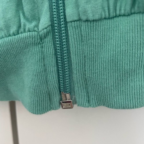 JLo hoodie short like new, green and turquoise