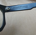 Kuboraum Maske K12 handmade black horn frame model 2014, like new