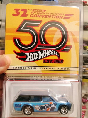 Hot Wheels Datsun 510 Wagon 32nd Annual Collectors Convention 2018 new